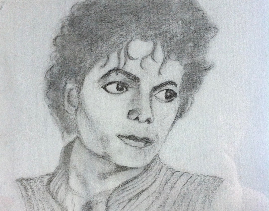 Michael Jackson  lápiz en cartulina  Jackson Michael jackson Michael