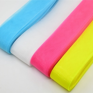 Crinolina trenzada de crin de caballo de colores: anchos de 3 cm a 10 cm, accesorios de costura