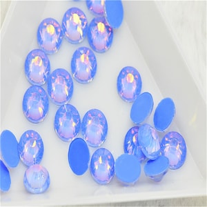ss6 ~ss20 Jelly mocha ab Glass Non Hotfix Rhinestones Nail Art Accessories Decor Glue On Crystal Nail Glitter Stones DIY Decoration