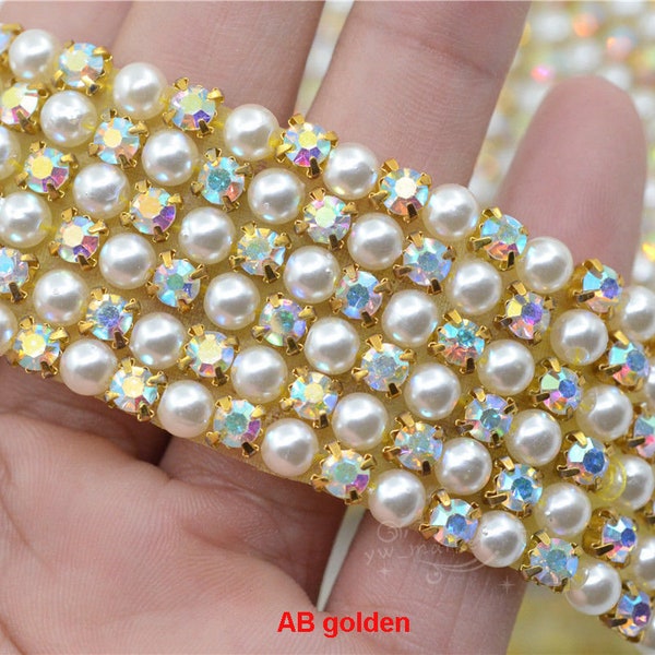 Beaded Pearl Trim Etsy