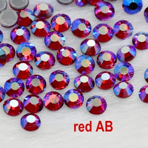 Color AB DMC Hotfix Crystal Rhinestones ss10