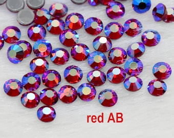 Color AB DMC Hotfix Crystal Rhinestones ss10