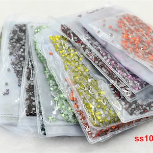 30pcs Tooth Gems Swarovski® Crystals Lead Free Non Hotfix Designs Foiled  Ss8 Rhinestones Flatbacks 