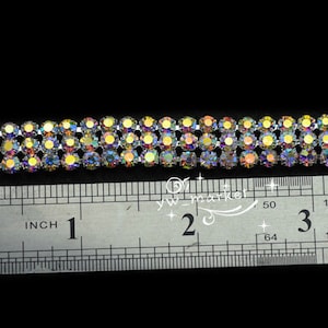 KAOYOO 33 Feet Crystal Bead Chain Trim - Sparkly DIY Decoration For Weddings & Parties