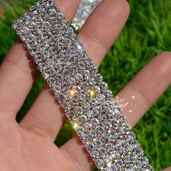 Rhinestone Chain - Etsy