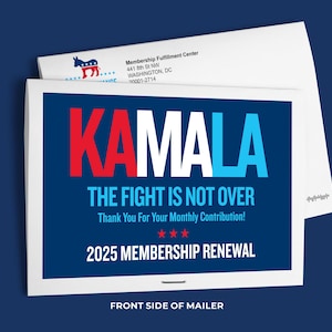 Quittung für Demokratisches Mitglied, Kamala Harris PNG, SVG, Digitaler Streich, Schabernack, Knebelgeschenk, Senden an Ihr Opfer, Anonym