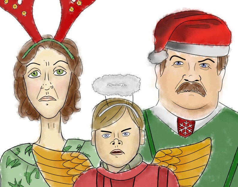 Printable Christmas Card Harry Potter Dursleys Watercolor Etsy Printable Christmas Card Harry Potter Dursleys Watercolor Etsy