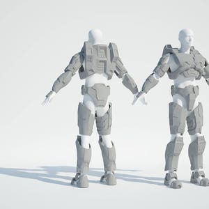 Halo 3 master chief cosplay style armor 3d printing files- no helmet