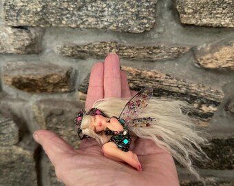 Sophie, Tiny Sleeping Fairy, Collectible Fairy, Fairy Lover Gift, Gift for Her