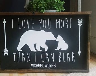 Love You More Than I Can Bear Etsy