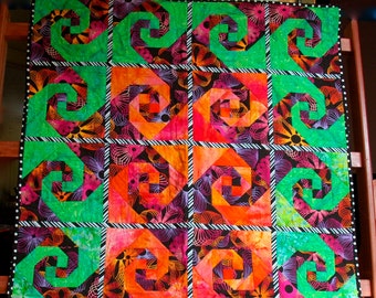 Wall Art Quilt, one-of-a-kind