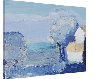 Mediterranean Landscape (1953) – Abstract Seascape by Nicolas de Staël , Large Canvas