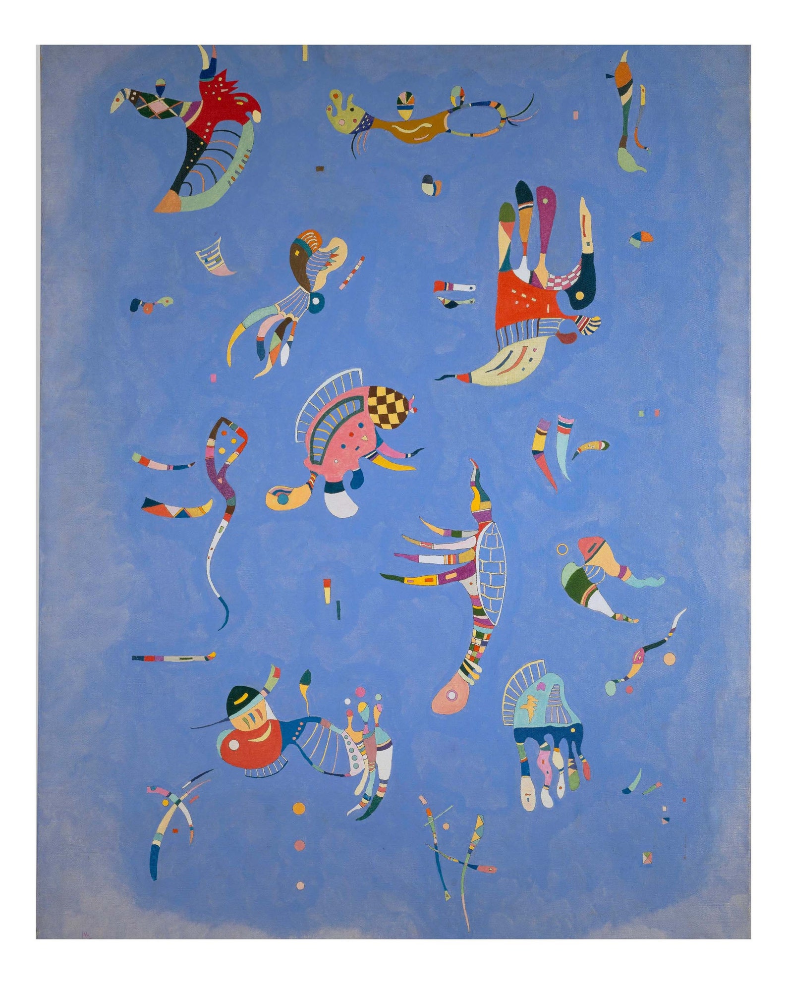 Sky Blue 1940 by Vassily Kandinsky Vintage Abstract Art Etsy