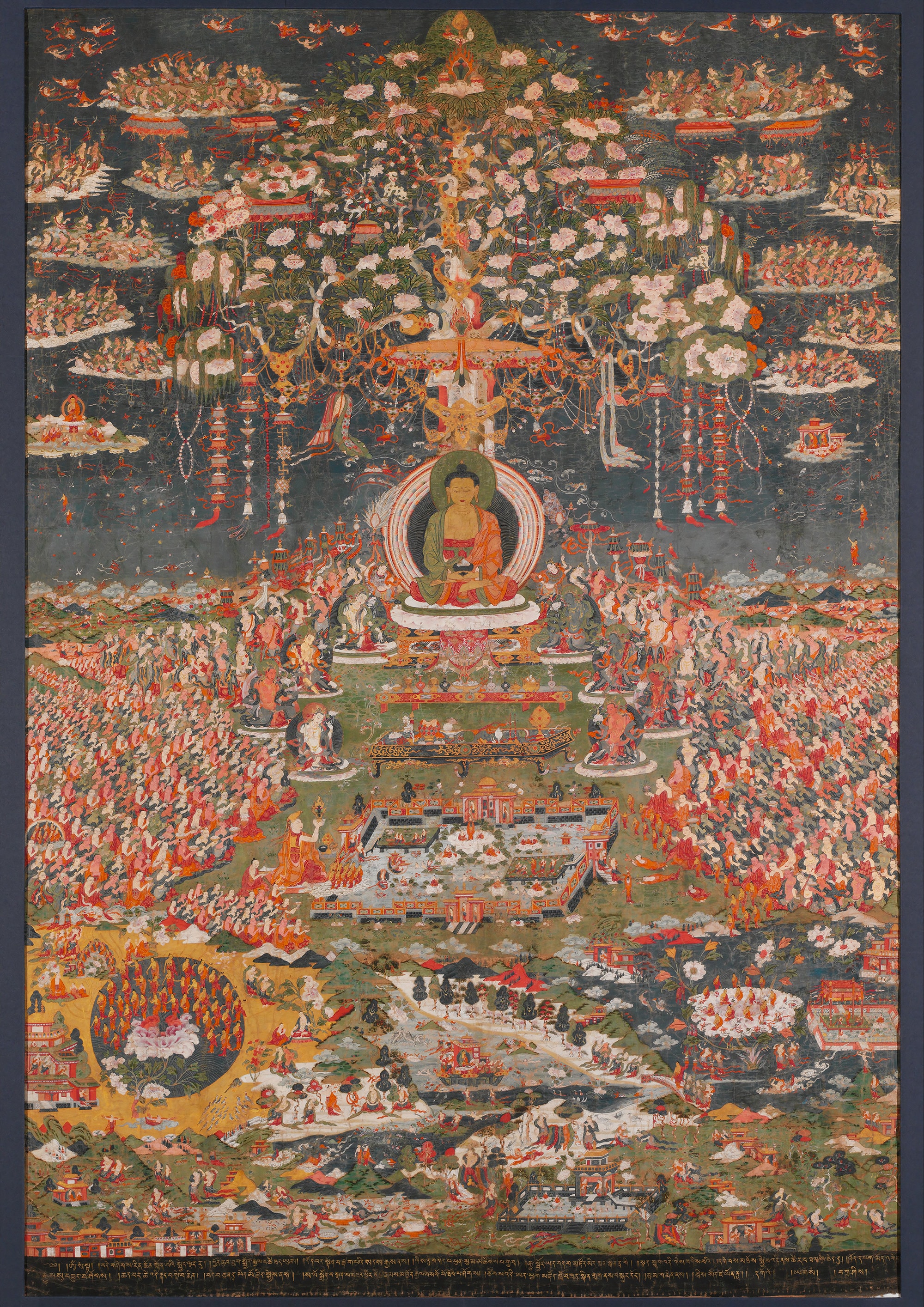 Amitabha the Buddha of the Western Pure Land, Tibet, vintage Buddhist art, wall art, digital download