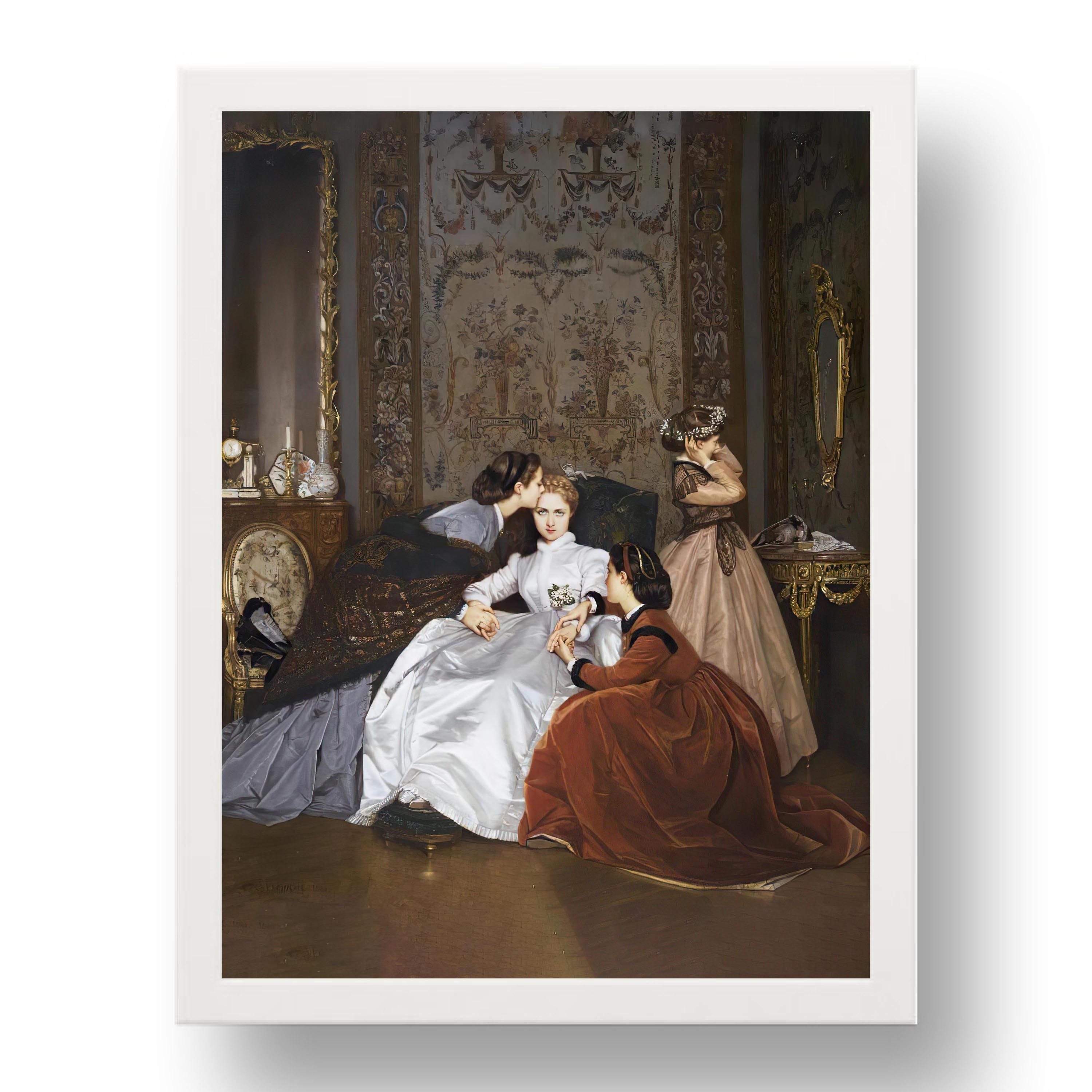 La Fiancée Hésitante（ためらう婚約者、気の進まない花嫁）、1866年