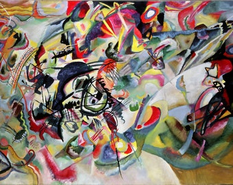 ワシリー・カンディンスキー作「コンポジション VII」、1913年