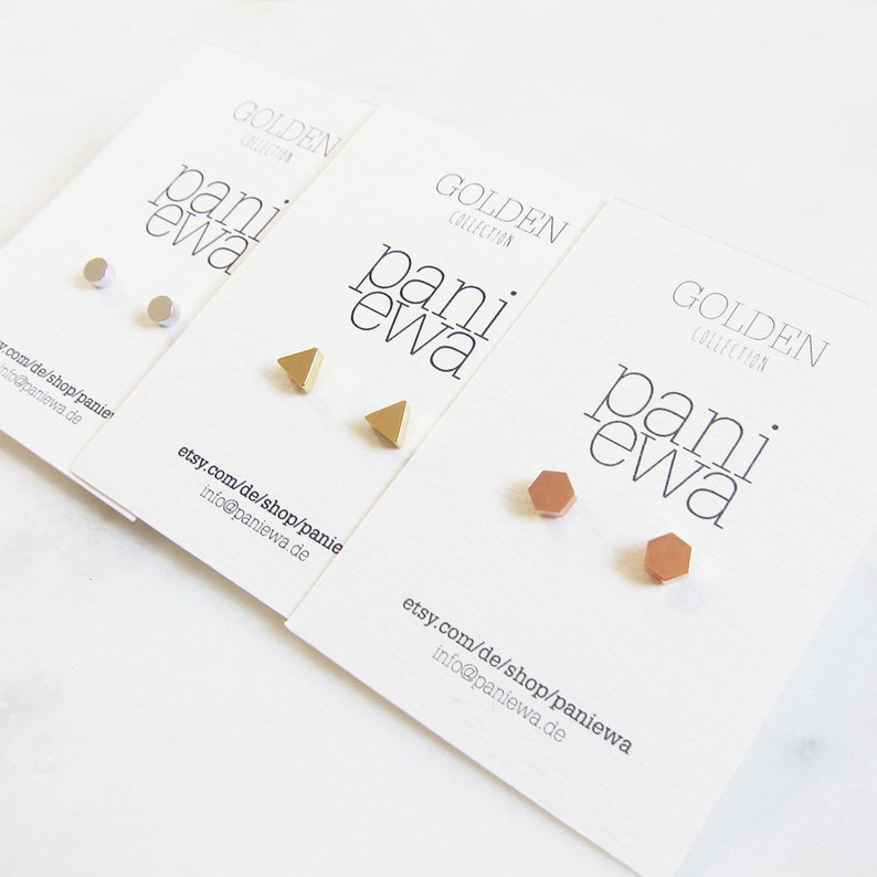 Golden Earrings Mini-brass gold platedrose-gold platedrhodium plated