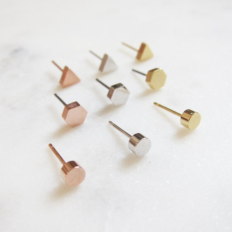 Golden Earrings Mini-brass gold platedrose-gold platedrhodium plated