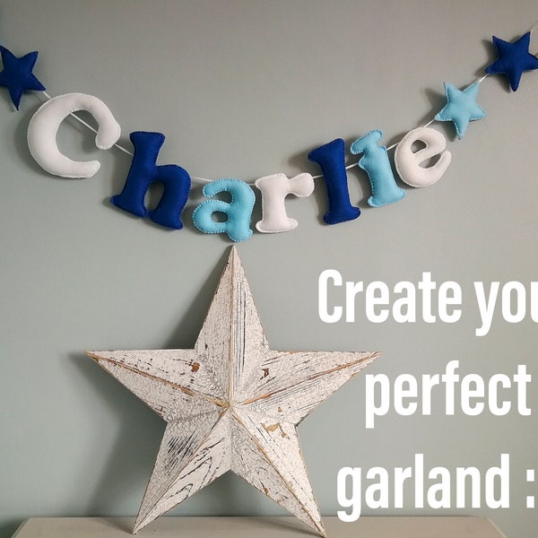 Nursery Garland Boy Etsy