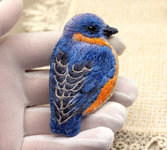 Brooch Bluebird Children's Jewellery Gentle Bluebird Brooch