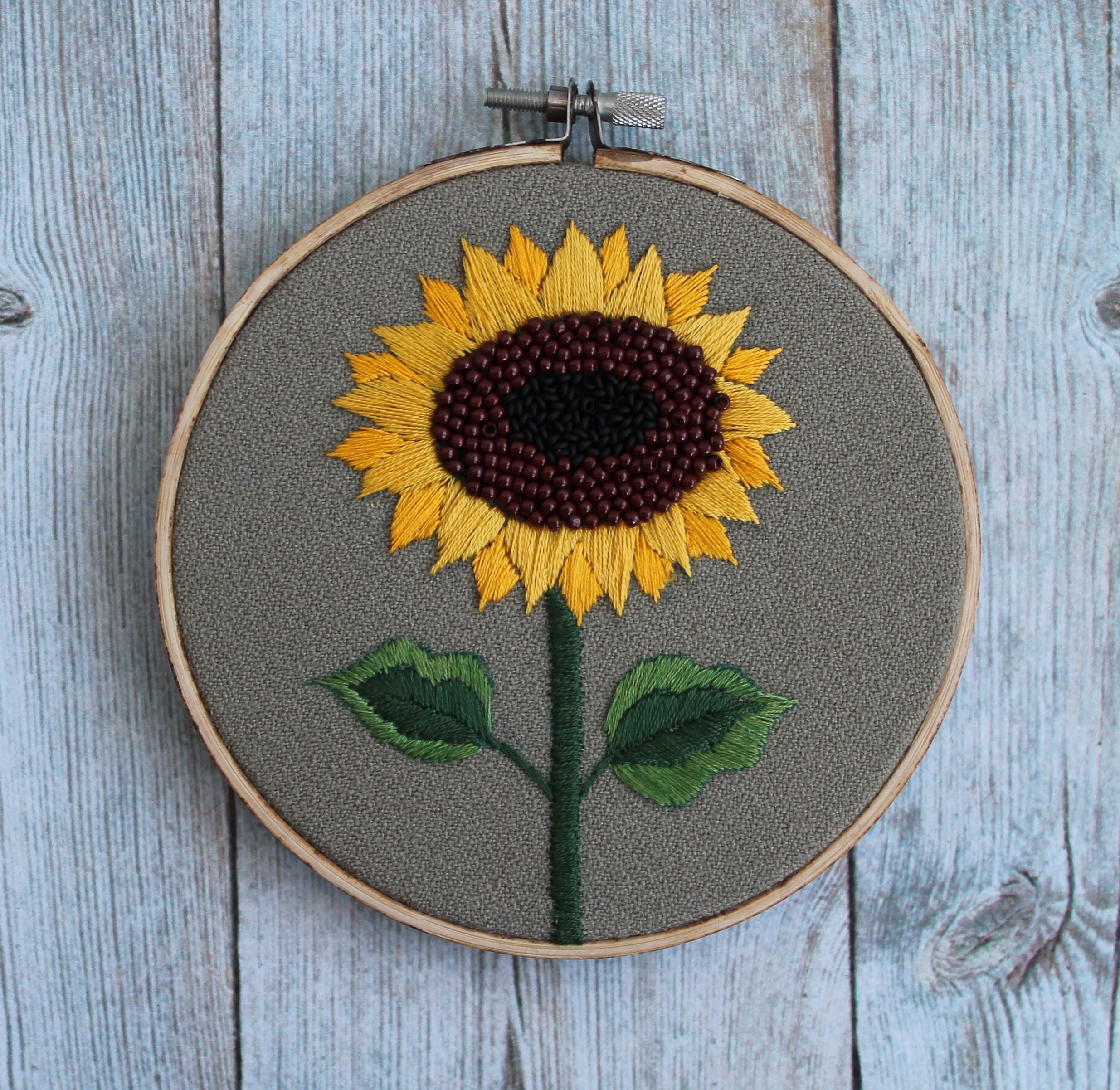 Cottagecore Decor Embroidery Hoop Art Sunflower Cottagecore - Etsy