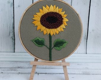 Decoro Cottagecore Telaio da ricamo arte girasole Ricamo Cottagecore PERSONALIZZATO