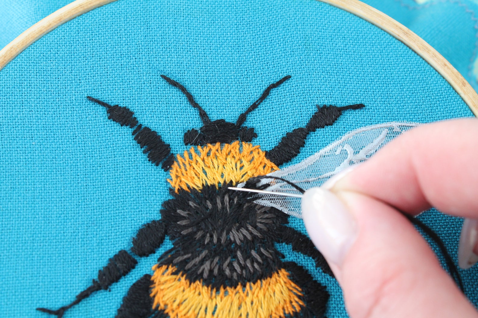 Cottagecore decor bumble bee embroidery hoop art cottagecore  etsy
