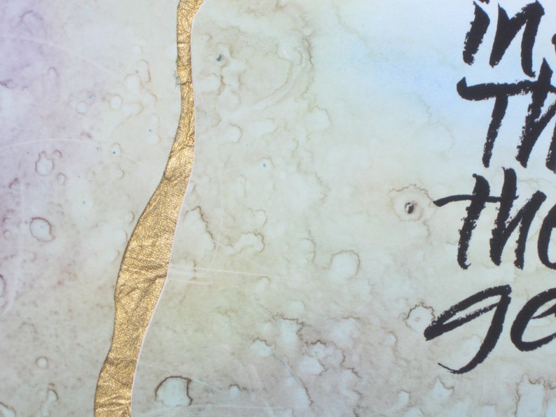 Wabi Sabi L. Cohen motivational quote 10x8 Japanese | Etsy