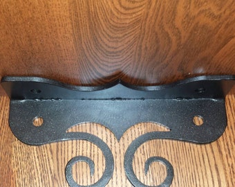 Handcrafted Metal Stair Tread Bracket: Heavy Duty Open Stair Support