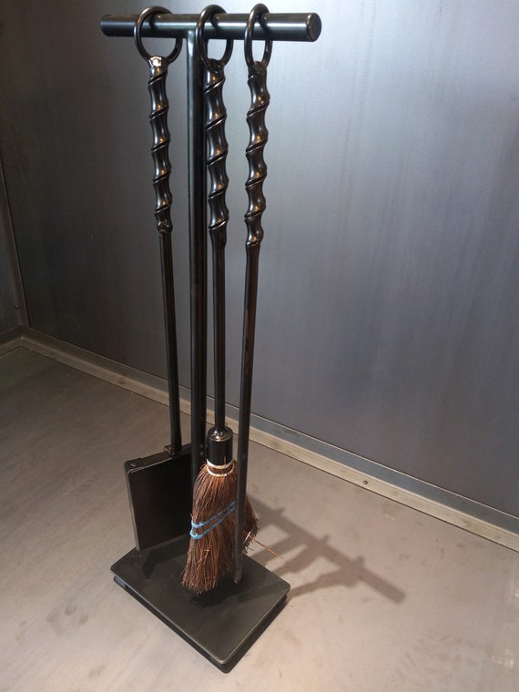 Old World Iron Heavy Duty Sturdy Metal Fireplace Tool Set With - Etsy Canada