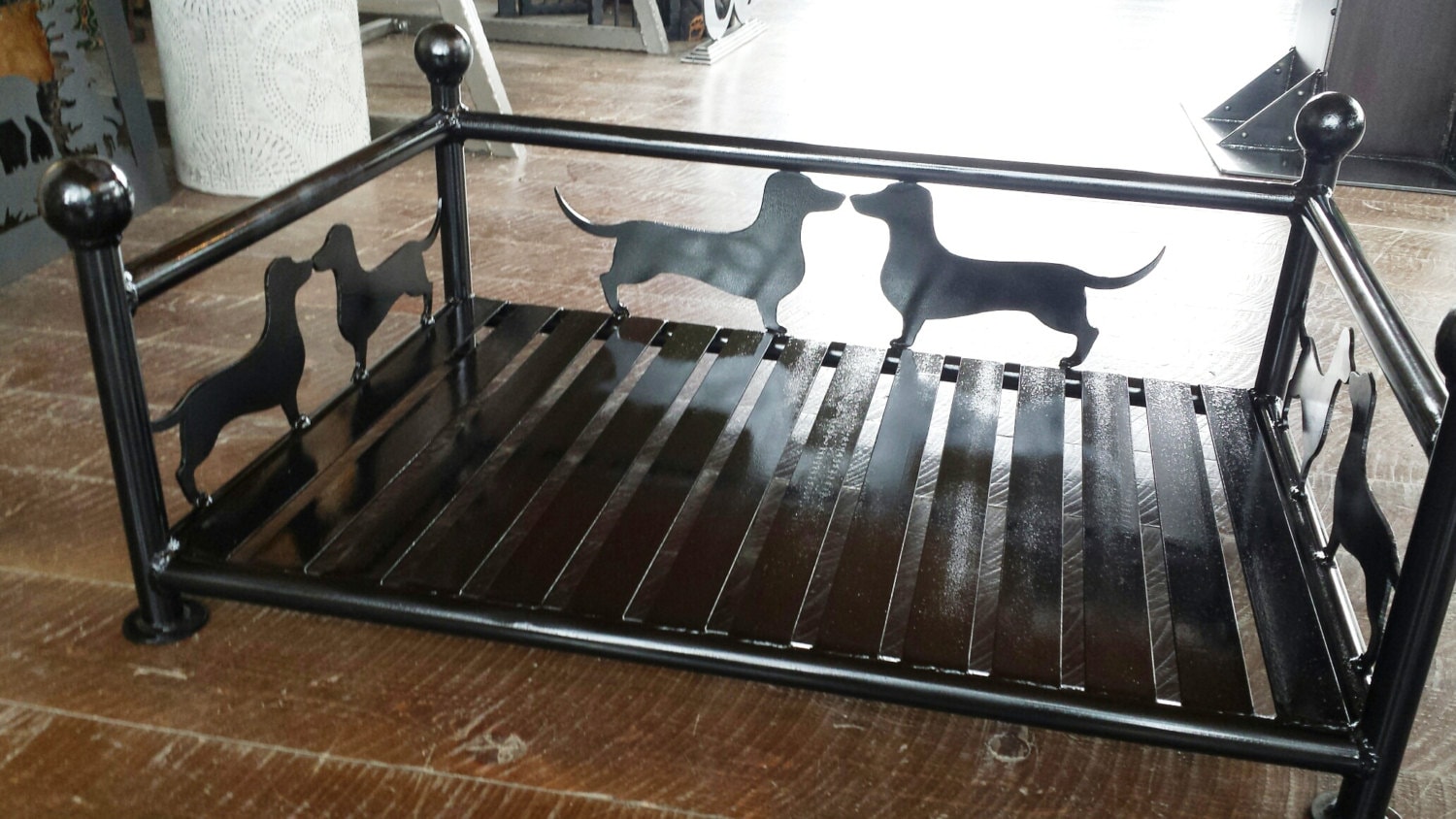 Metal clearance dog bed