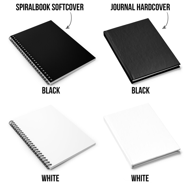 Personalized Spiral Notebook With College Ruled Line Custom Etsy