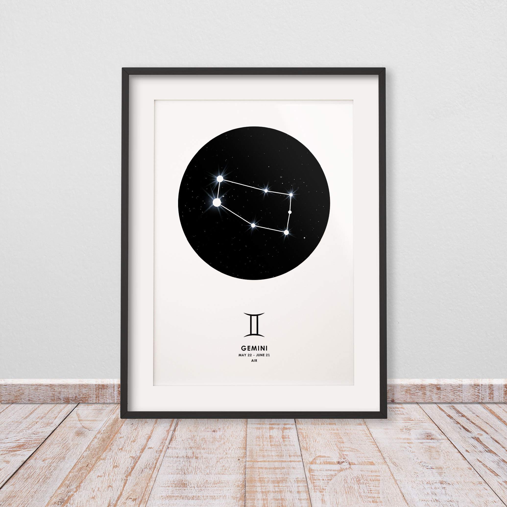 Gemini Zodiac Sign Poster Chinese Zodiac Poster Printable | Etsy
