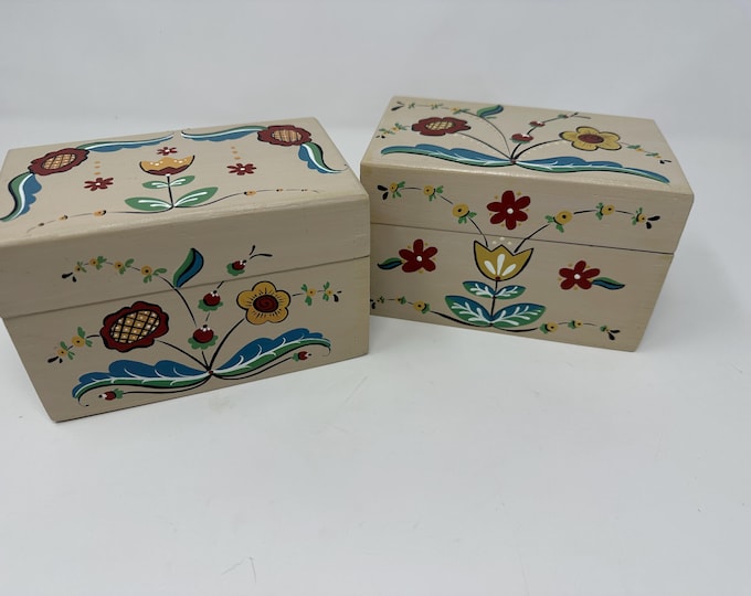 Swedish recipe boxes