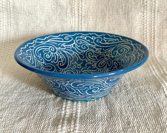 Sgraffito Rosemaling Bowl