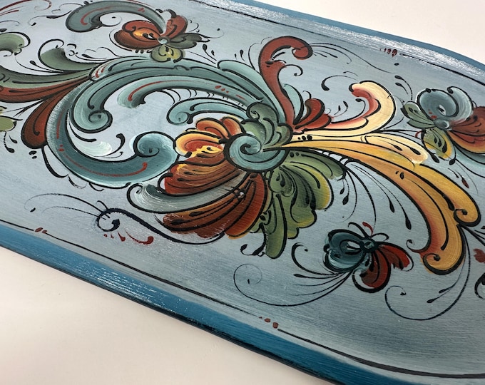 Telemark Rosemaling Tray
