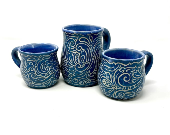 Scandinavian Rosemaling Mugs