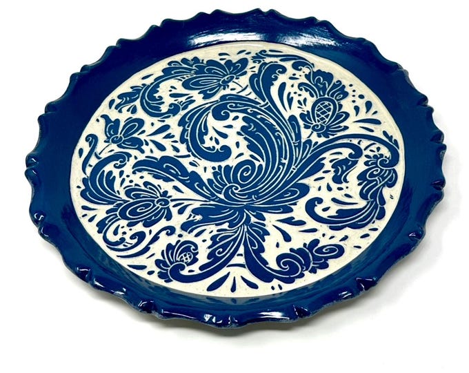 Telemark Rosemaling plate.