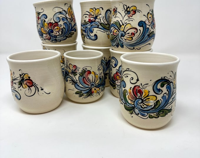 Rosemaling cups