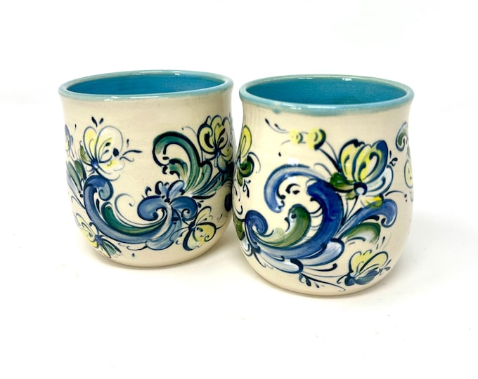 Rosemaling Cups