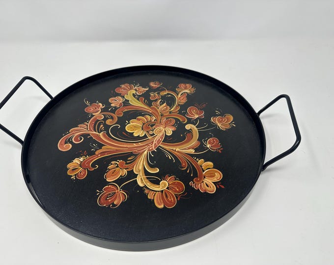 Telemark Rosemaling serving tray