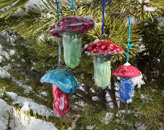 Mushroom ornaments