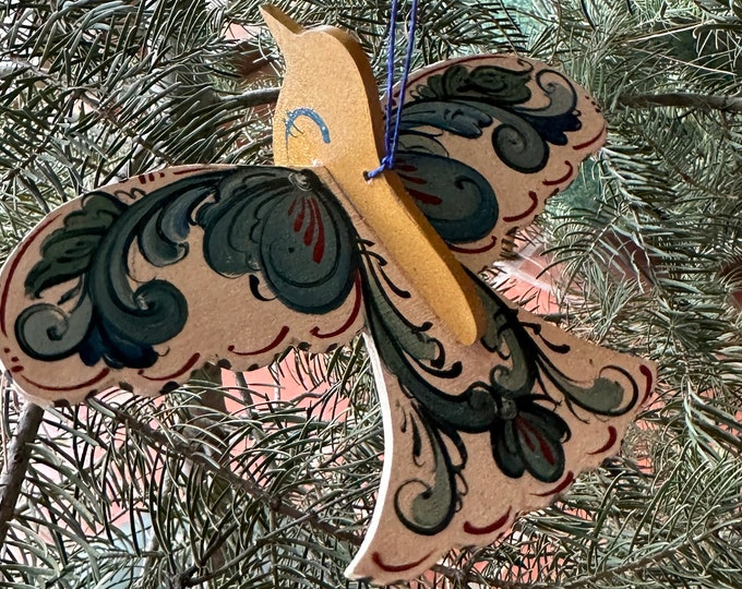 Rosemaling Bird Ornaments