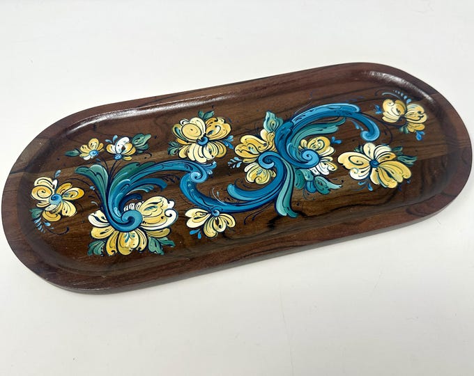 Telemark Rosemaling Tray