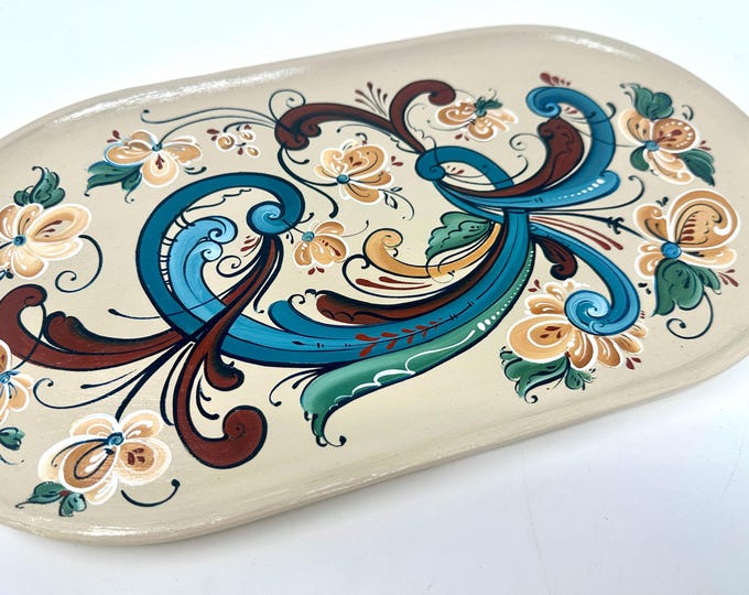 Telemark Rosemaling Tray