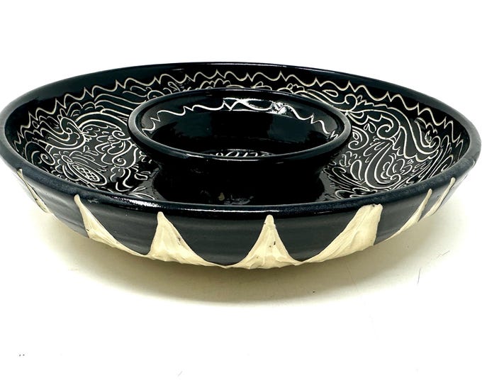 Telemark Rosemaling Serving Plate
