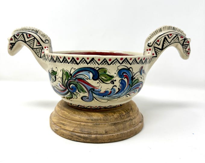 Scandinavian Horse Ale Bowl