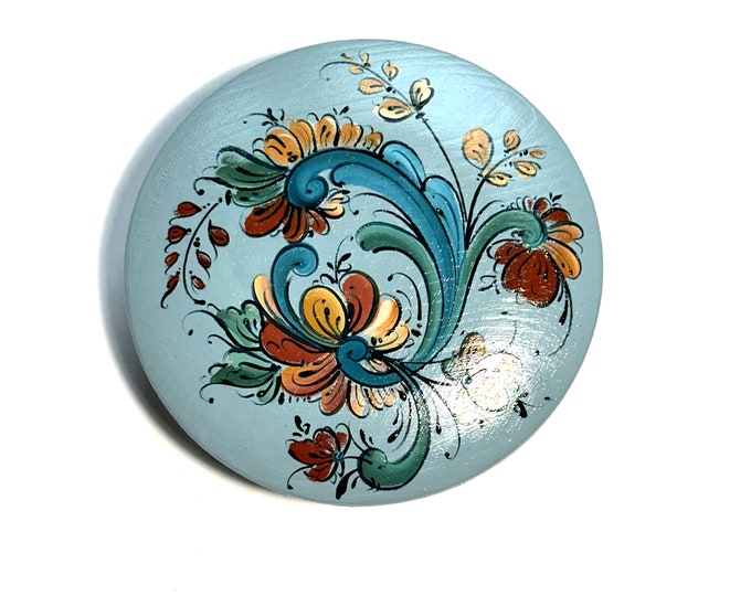 Norwegian Rosemaling Box