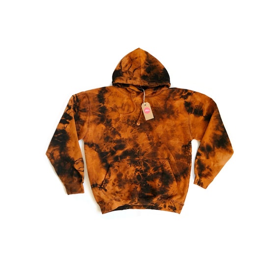 bleach wash hoodie