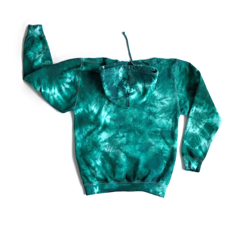 vans green tie dye hoodie